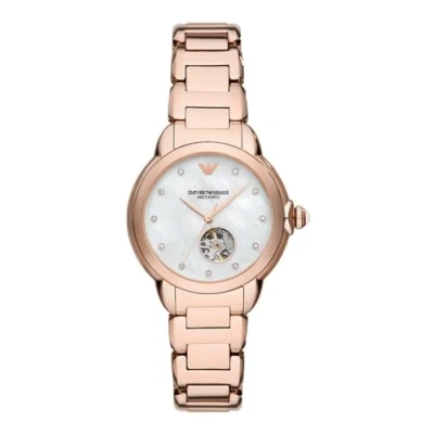 Afbeelding van Emporio Armani dames Horloge AR60072 in de kleur Roségoud