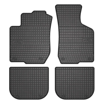Afbeelding van FROGUM 0732 Vloermatset Rubber voor en achter 4 Zwart Op maat gemaakt AUDI: A3 Hatchback