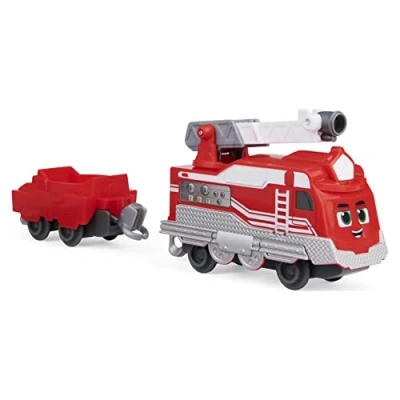 Afbeelding van Mighty Express Push and Go trein Sauveur Rouge handmatige naar de populaire tv serie vanaf 3 jaar
