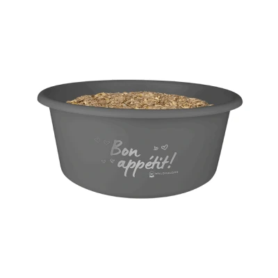 Image de Waldhausen Mangeoire avec Couvercle Gris 5L