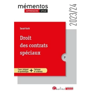 Afbeelding van Droit des contrats spéciaux
