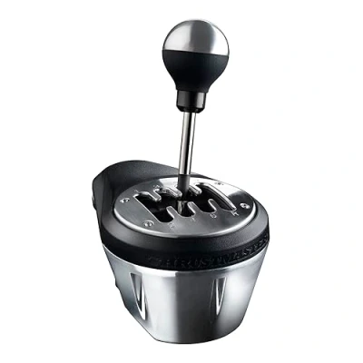 Afbeelding van Thrustmaster TH8A Shifter Add On Versnellingspook PC, PlayStation 3, 4, 5, Xbox One, Series X, S Zwart, Chroom