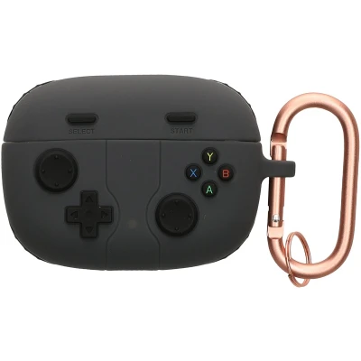Afbeelding van kwmobile Hoes geschikt voor JBL Wave 200 TWS / Beam Siliconen cover oordopjes in zwart Gameconsole design