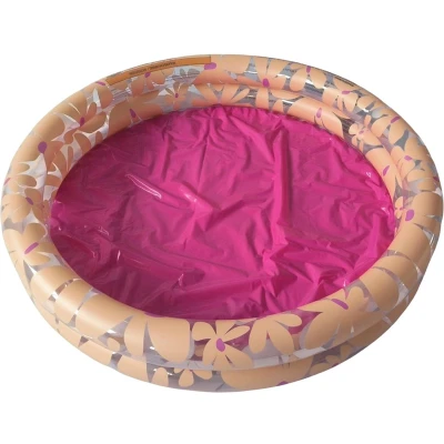 Afbeelding van Meisjes Opblaasbaar Kinderzwembad Flowers Ø 100cm Roze/Paars
