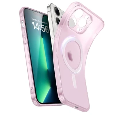 Afbeelding van ESR Beschermhoes voor iPhone 13 Pro, compatibel met MagSafe, bescherming in militaire kwaliteit, vergelingsbestendig, krasbestendige achterkant, magnetische telefoonhoes Pro