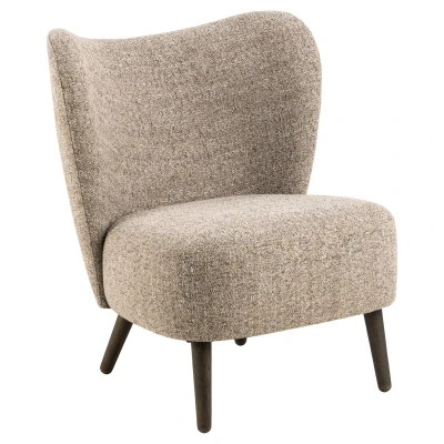 Afbeelding van Giga Living Fauteuil Ellie Stof Lichtbruin Zithoogte 45cm