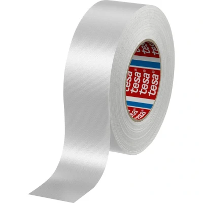 Afbeelding van Tesa professional sterk pe gecoate textieltape 50 mm x 25 meter, wit