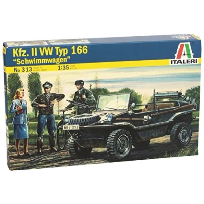 Afbeelding van Kfz. II VW Typ 166 Schwimmwagen Scale 1/35 Italeri ITA 0313