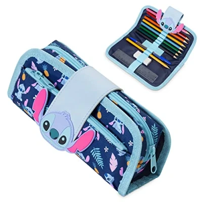 Afbeelding van Disney Stitch pennenetui voor meisjes, schoolbenodigdheden kinderen, met schrijfwaren, geschenken