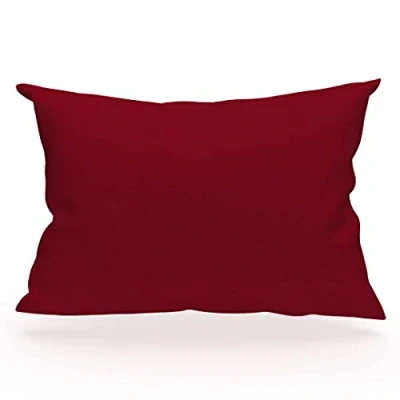 Image de Taie d&#039;oreiller 50x75 cm ATMO UNI rouge