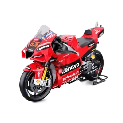 Afbeelding van Maisto, miniatuurauto van de Ducati Desmosedici Lenovo Miniatuur 1/6, Rood