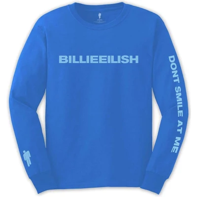 Afbeelding van Billie Eilish Smile Longsleeve shirt L Blauw