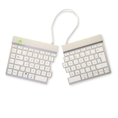 Afbeelding van R Go Tools Toetsenbord Split Break DE Layout Bluetooth Wit (NL, Draadloze), Toetsenbord,