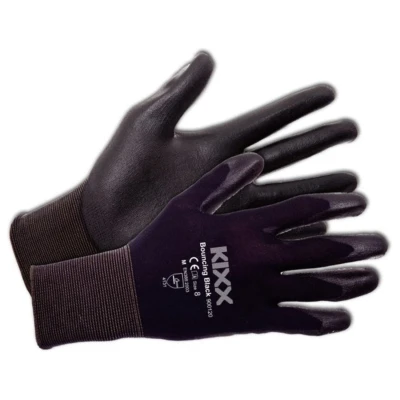 Afbeelding van Tuinhandschoen Bouncing Black maat M ofwel 8 KIXX