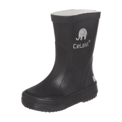 Afbeelding van Celavi Basic Regenlaarzen voor kinderen, Maat: 26, Dark navy Natuurrubber