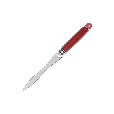 Afbeelding van Jieddey Brievenopener, cadeaupapier beker zinklegering houten handvat papiersnijder zwaard mes roestvrij staal briefopener metalen opener voor dames vrouwen mannen