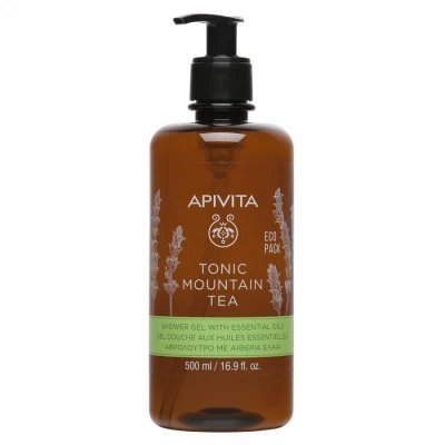 Afbeelding van Apivita Tonic Mountain Tea Shower Gel with Essential Oils 500ml