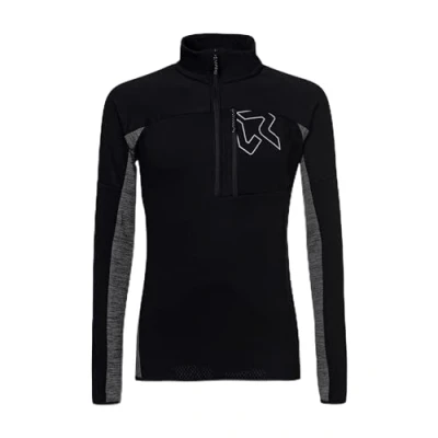 Afbeelding van Rock Experience KOBRA MOCK NECK HZ Men Fleece XXL Caviar + Grey Melange