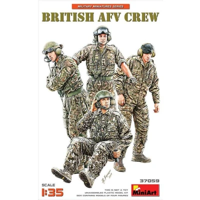 Image de British Afv Crew 1:35e Miniart