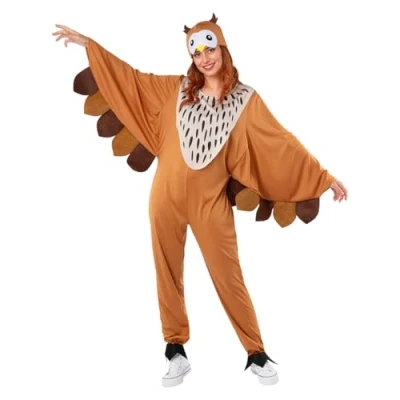 Afbeelding van Funidelia Bizonkostuum voor dames en heren, dieren, koala kostuum volwassenen accessoires Halloween, carnaval feesten. Maat L XL bruin