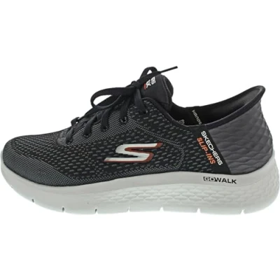 Afbeelding van Skechers Herren GO WALK FLEX Sneakers laag, Heren, Maat: 41, Bkor black orange Textiel