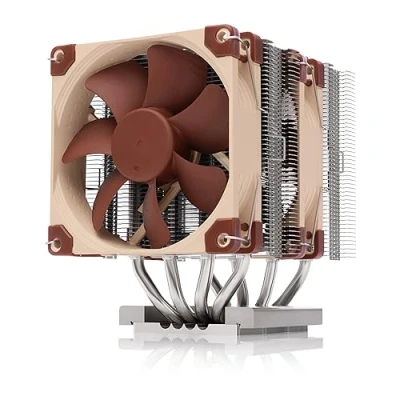 Afbeelding van Noctua NH D9 TR5 SP6 4U, 30.6 dBA, AMD Threadripper sTRX5, sWRX9, EPYC 8004 (SP6), 4 pins PMW, aluminium, koper bruin, beige