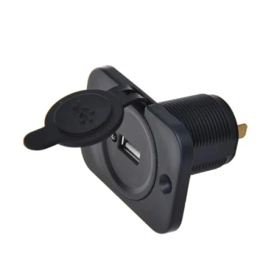 Afbeelding van IWH USB inbouwstopcontact 12/24 Volt 2100mA Stroombelasting (max.): 2.1 A 12 of 24 V=