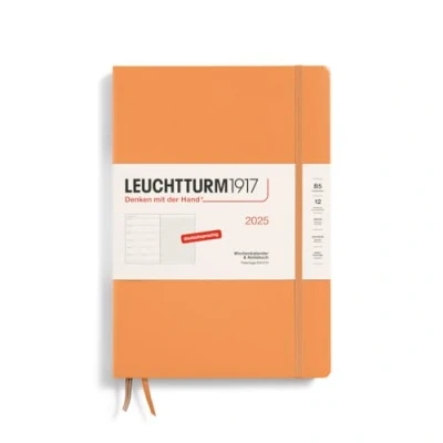 Afbeelding van LEUCHTTURM1917 370480 Weekplanner en notitieblok Samenstelling (B5) 2025 abrikoos Duits