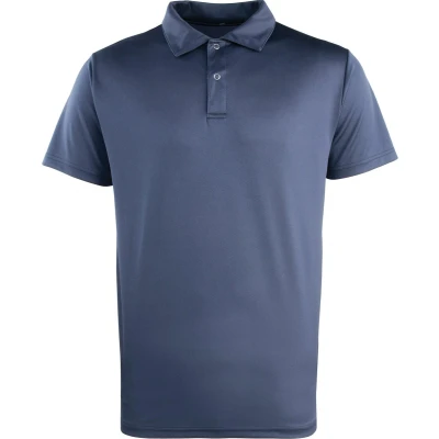 Afbeelding van Premier Coolchecker Studded Polo PR612 Navy
