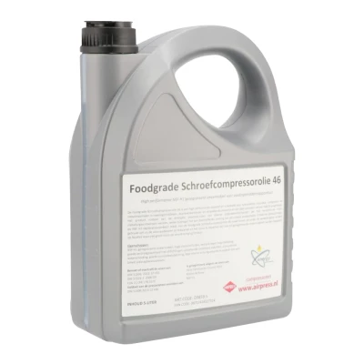 Afbeelding van Airpress Foodgrade olie tbv. schroefcompressor 5ltr