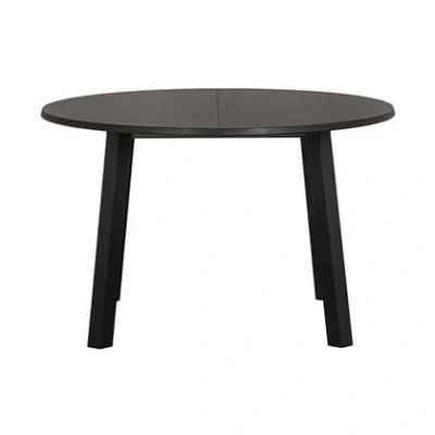 Afbeelding van WOOOD Exclusive Lange Jan Uitschuifbare Eettafel Ø 120 cm Zwart