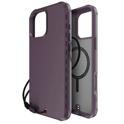 Afbeelding van BodyGuardz Hoesje Geschikt voor iPhone 16 Pro Max Paradigm Case paars