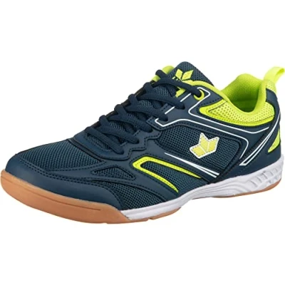Afbeelding van Lico Airsoft indoor, terrainschoenen voor dames, Marine Citroen Wit
