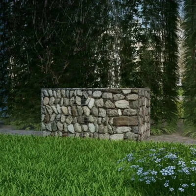 Afbeelding van Gabion mand 100x50x50 cm gegalvaniseerd staal