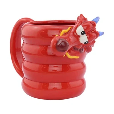 Afbeelding van Disney Princess Mulan Mok Mushu Rood