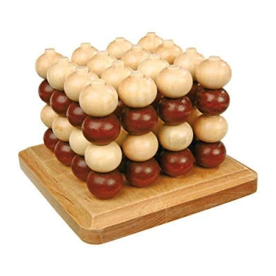 Afbeelding van Small Foot Foor n a Row 3D Houten Strategiespel