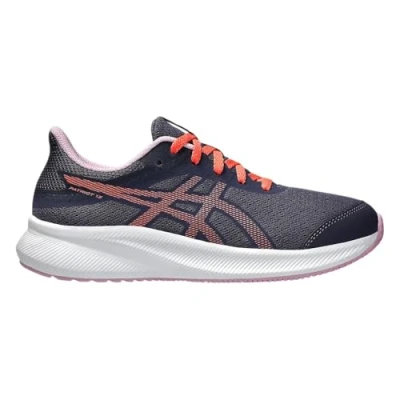 Afbeelding van Asics Patriot 13 Unisex Hardloopschoenen voor op de weg kinderen, Maat: 40, Indigo fog/papaya Textiel/ synthetisch