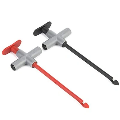 Afbeelding van 2Pcs 4mm Elektronische Sensor Accessoire Clip Multimeter voor Garage Accessoires Auto Punctie Reparatie Test