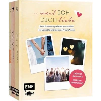 Afbeelding van ...weil ich dich liebe Zwei Bücher im Bundle: Erinnerungsalben für Verliebte und beste Freund*innen