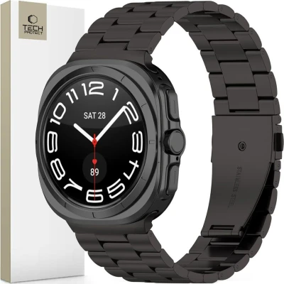 Afbeelding van TECH PROTECT ROESTVRIJ SAMSUNG GALAXY HORLOGE ULTRA (47 MM) ZWART