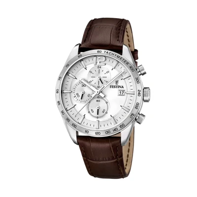 Afbeelding van Festina Chronograaf, Heren, Maat: One Size, Silberfarben