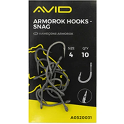 Afbeelding van Avid Carp Armorok Hooks Snag (10 pcs) Maat : size 2