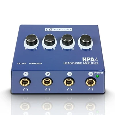 Afbeelding van LD Systems LDHPA4 Koptelefoonversterker Blauw