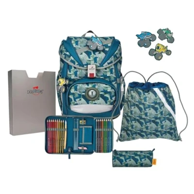 Afbeelding van DerDieDas ErgoFlex schooltas set 5st.