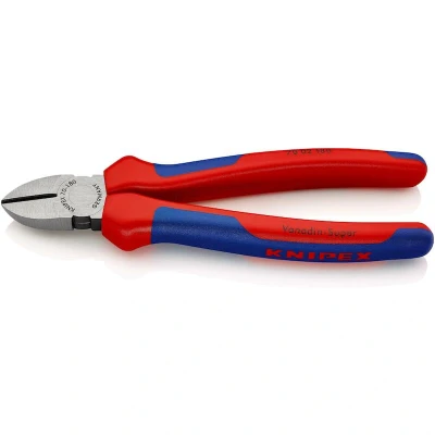 Image de KNIPEX 70 02 180 cutters diagonaux avec poignées multi composants noir atramentisé mm