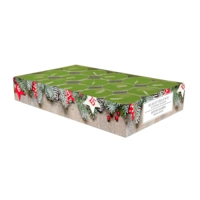Afbeelding van pajoma® Geurende theelichtjes, adventsmagisch, in aluminium schaal, brandduur ca. 4 uur, hoogte 1,5 cm, diameter 3,5 premium kwaliteit, 30 stuks