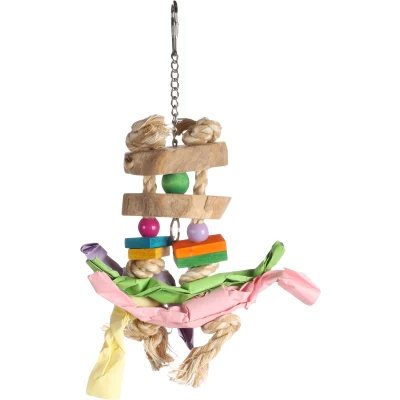 Afbeelding van Flamingo Izzy Parkietenspeelgoed Vogel Vs 28cm 1st 135844
