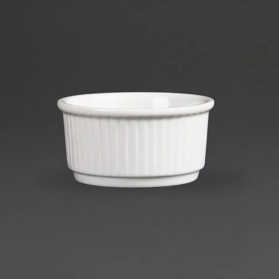 Afbeelding van Olympia Whiteware stapelbare ramekins 8,5cm (12 stuks)