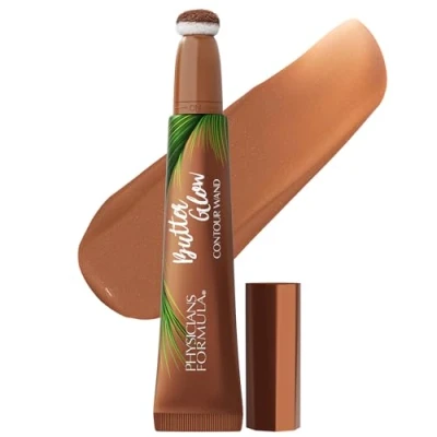 Afbeelding van Physicians Formula Butter Glow Contour Wand, vloeibare bronzer voor onmiddellijke definitie, voedend en romig, eenvoudig in gebruik, fair light