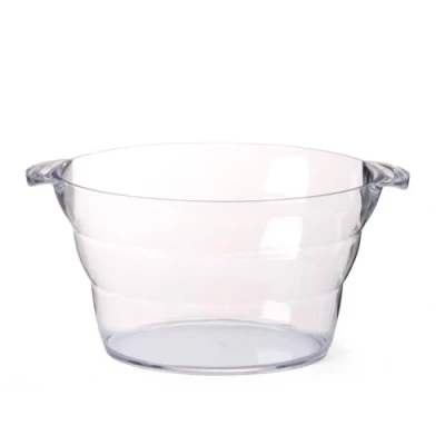 Afbeelding van BarUp Wijnkoeler met Handvaten IJsemmer Bierkoeler Champagnekoeler Champagne Emmer Kunststof 47x29x(H)23cm